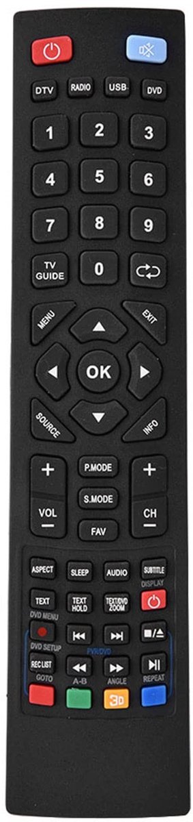 Dailygoody - Solidchoice - Dailygoody - Universele TV Afstandsbediening - Smart TV Controle - Geschikt voor diverse modellen - Zwart - Gebruiksvriendelijke afstandsbediening - I