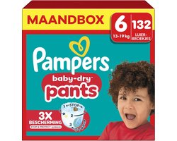 Pampers - Baby Dry Pants - Maat 6 - Maandbox - 132 stuks - 13/19 KG