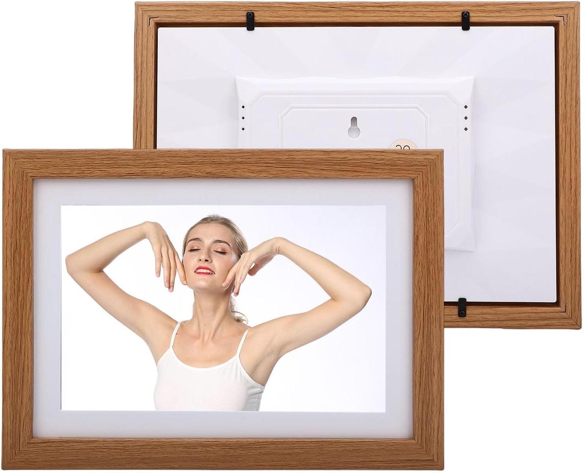 Digitale Fotolijst - WiFi Fotolijst Smart Frame - Foto's Delen - IPS Touchscreen HD - 10.1 Inch - Zwart