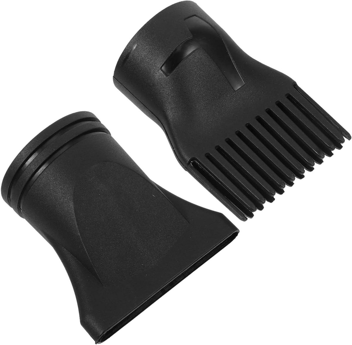 Haardroger Diffuser - Haardroger Opzetstuk - Krullen Stylen - Universele Pasvorm - 2 Stuks - Zwart