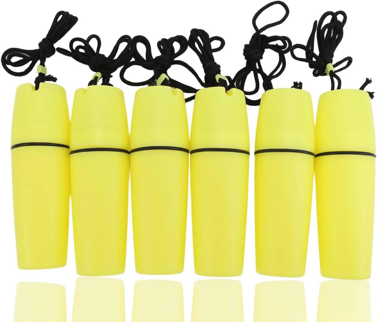 Waterdichte Opslagfles met Haak en Touw - 6 Stuks Duikdroge Dozen voor Kajak, Snorkelen en Duiken