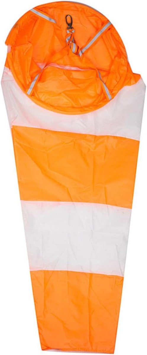 Waterdichte Windzak - Windsokken Buiten - Tuindecoratie Ophangen - Reflecterende Strip - 80 cm Lengte - Oranje