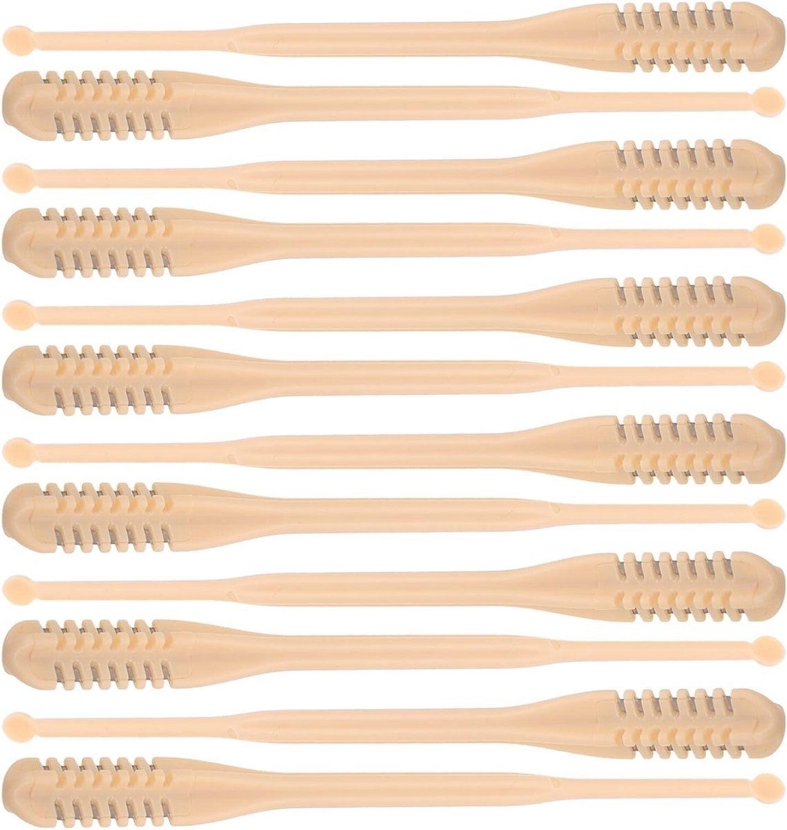Oorverzorgingsset - Neushaartrimmer - Persoonlijke Verzorging - Dubbelzijdig Roterend - 32 Stuks - Beige