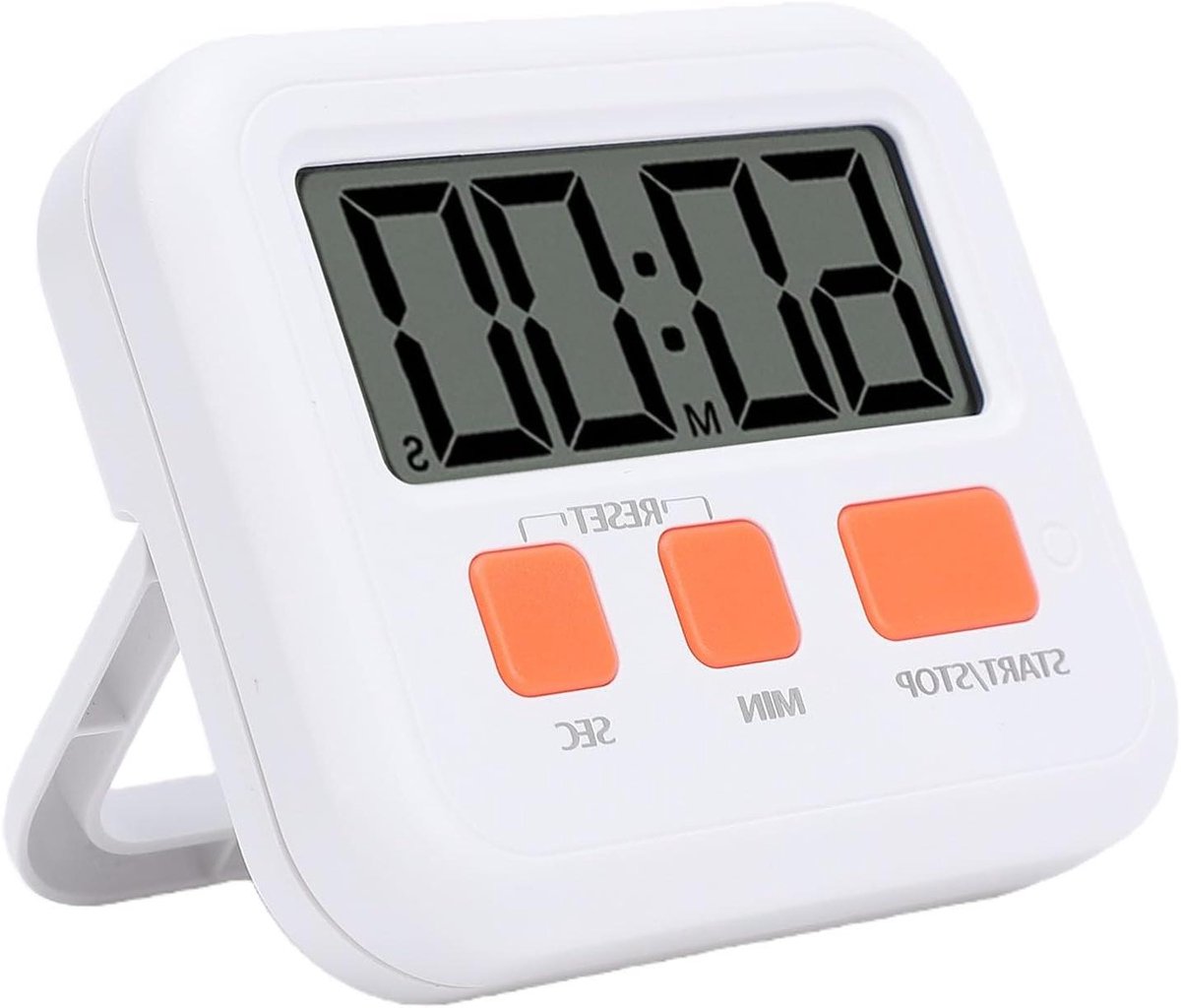 Digitale Kookwekker - Keuken Timer - Koken en Bakken - Muziekalarm - 8x7x2.7 cm - Zwart