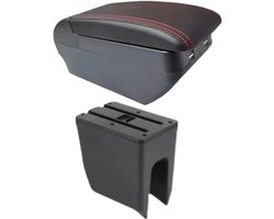 Armsteun Box - Middenconsole Opbergbox - Rijcomfort Verbeteren - Verhoogde Opbergruimte - 2 kg - Zwart