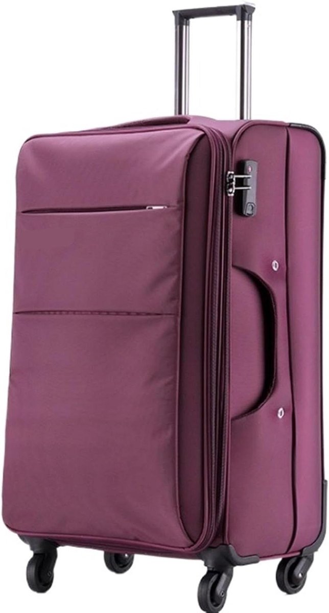 Reiskoffer Cabine Koffer - Bagage Trolley - Vakantie Reizen - Lichtgewicht Ontwerp - 76 x 46 x 29 cm - Multicolor