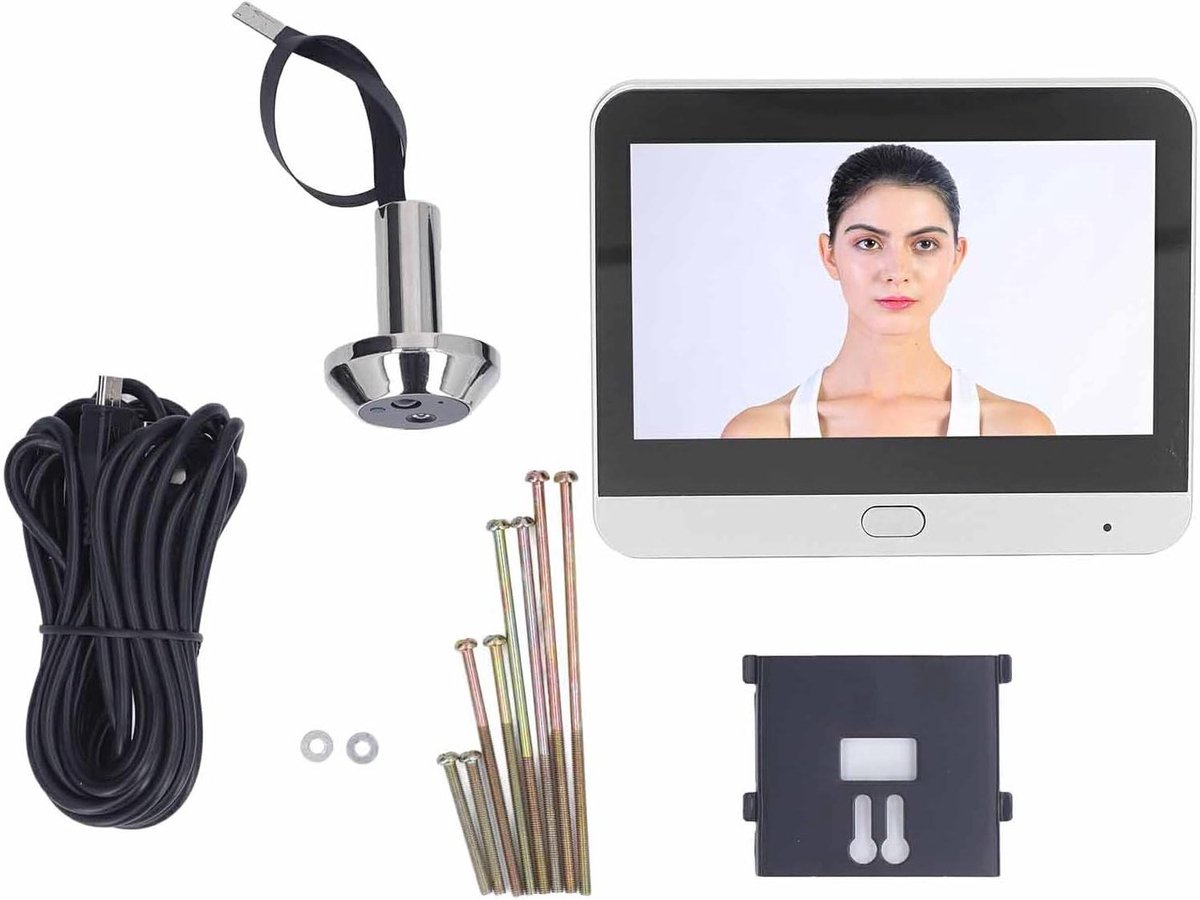 Slimme Deurbel Camera - Draadloze Deurbel WiFi - Woningbeveiliging - HD Video Detectie - 18.9 x 12.6 x 7.5 cm