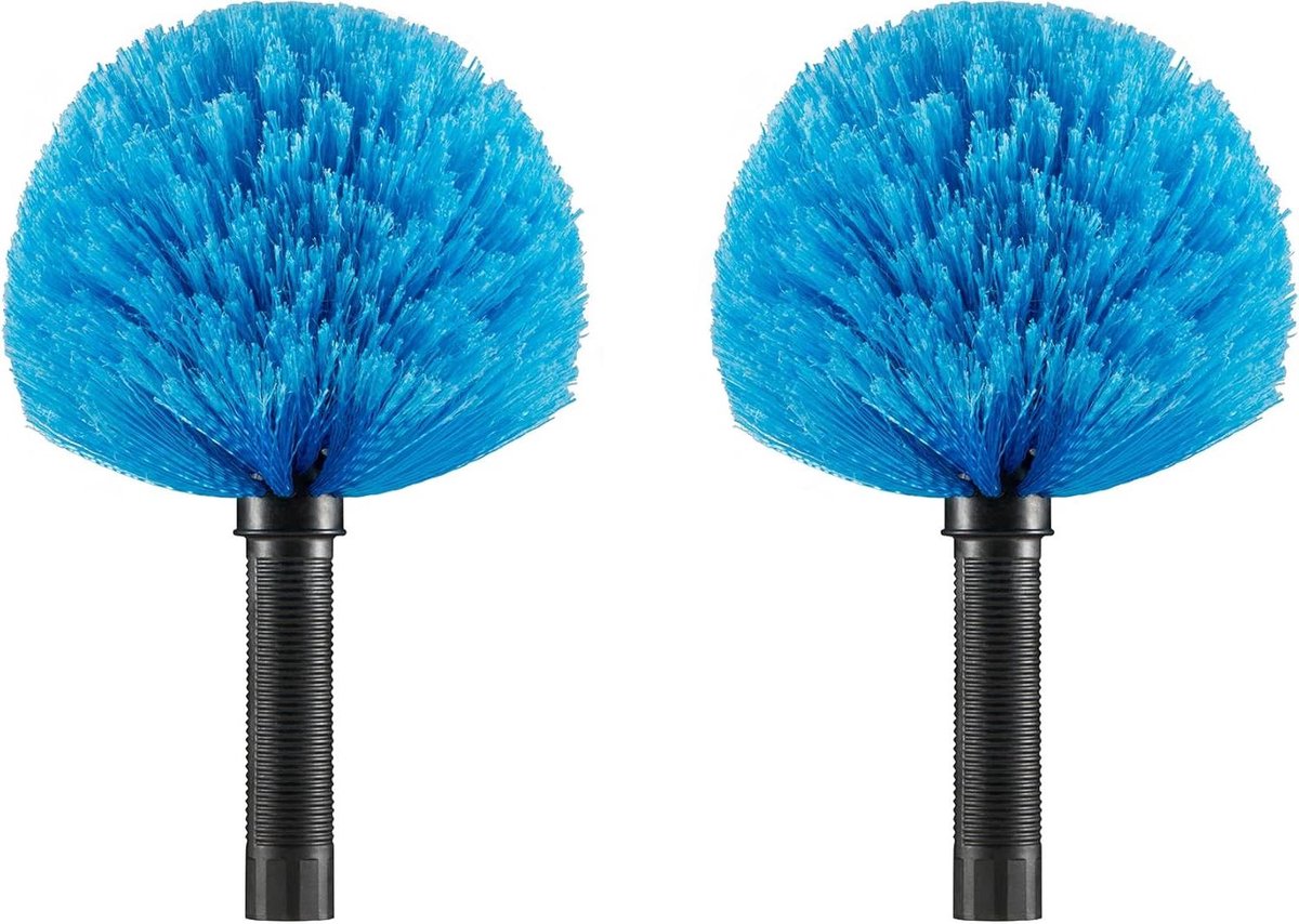 Spin Duster Vervangingskop - Spinnenweb Duster - Stof Verwijderen - Herbruikbaar - 25 cm - Wit
