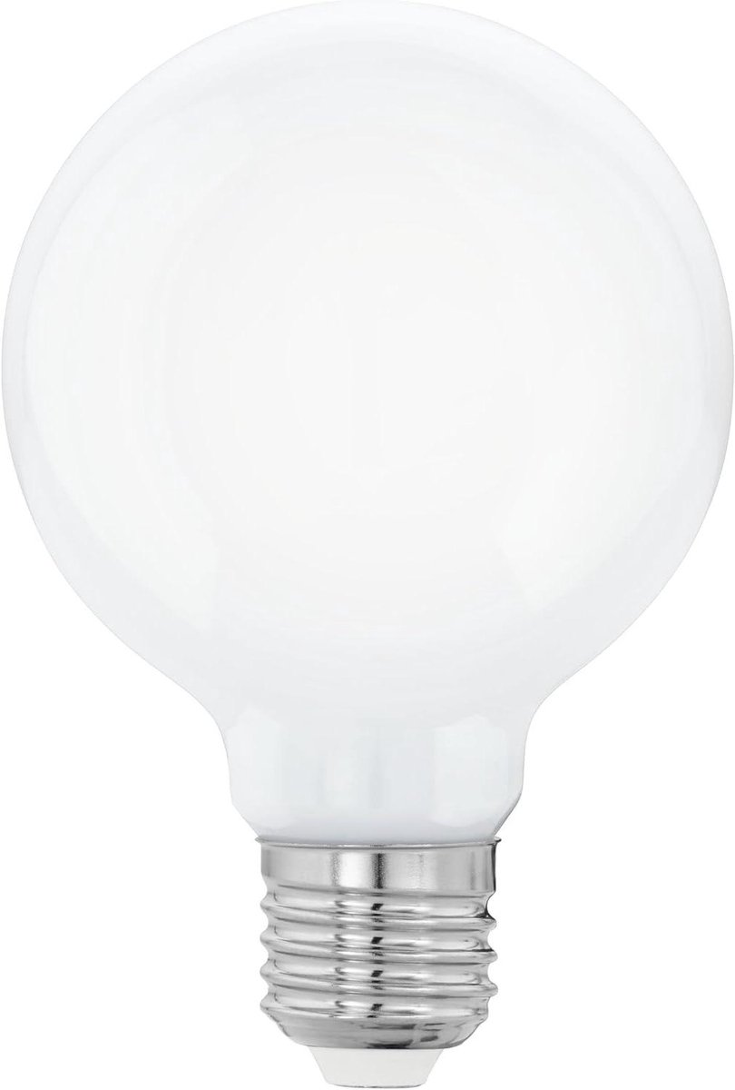LED Gloeilamp - Edison Lamp Decoratieve Lamp - Sfeerverlichting Creëren - 360 Graden Verlichting - Ø 8 cm - Opaal Wit