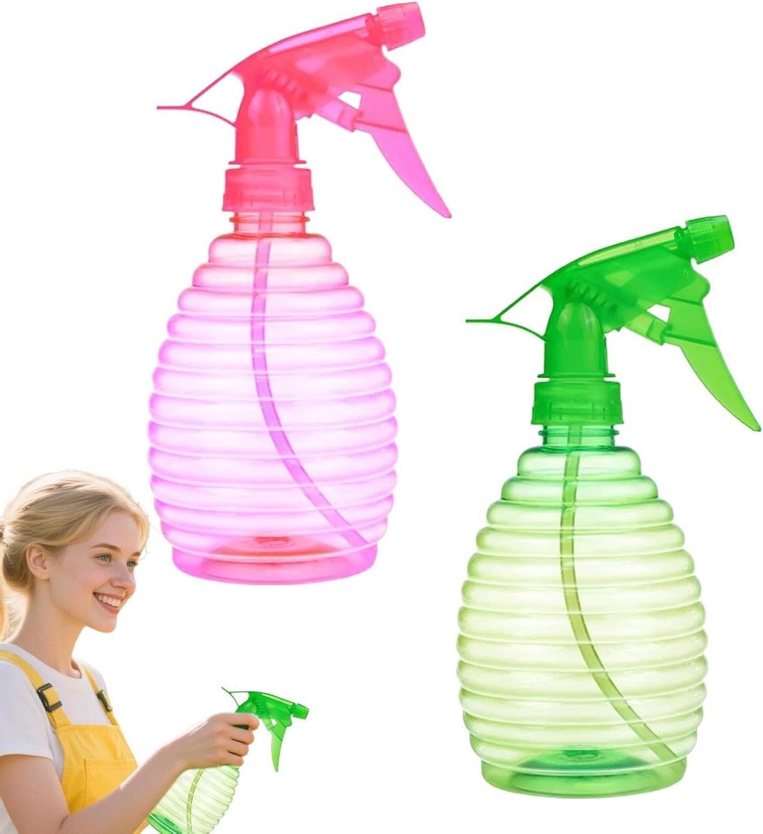 Plantenspuit 2 stuks - Druksproeier Vernevelaar - Planten water geven - Ergonomisch ontwerp - 500 ml - A