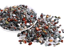 Aquarium Grind - Decoratieve Kiezels - Aquarium Decoreren - Natuurlijk Gepolijst Steen - 3-5 mm - Kleurrijk