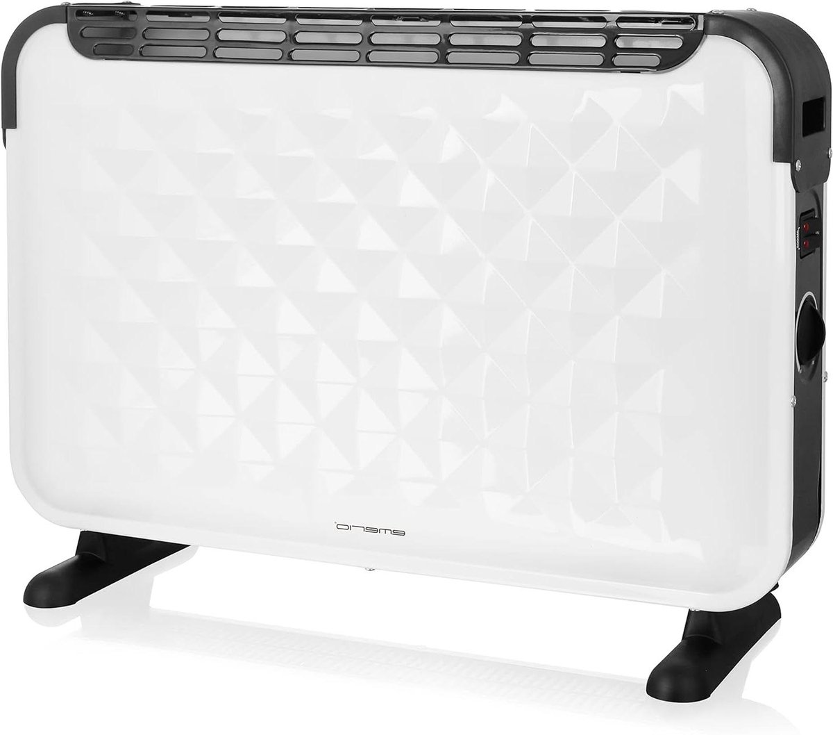 Convector Radiator - Elektrische Kachel - Ruimte Verwarmen - Verstelbare Thermostaat - 2000 W - Wit