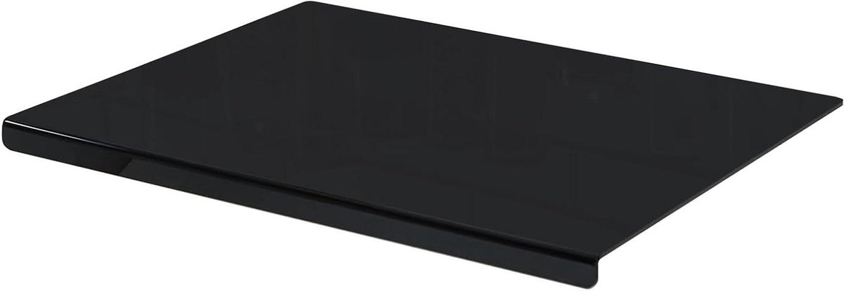 Snijplank Acryl - Snijplank Blok - Maaltijden Bereiden - Antislip Stippen - 45x32 cm - Zwart