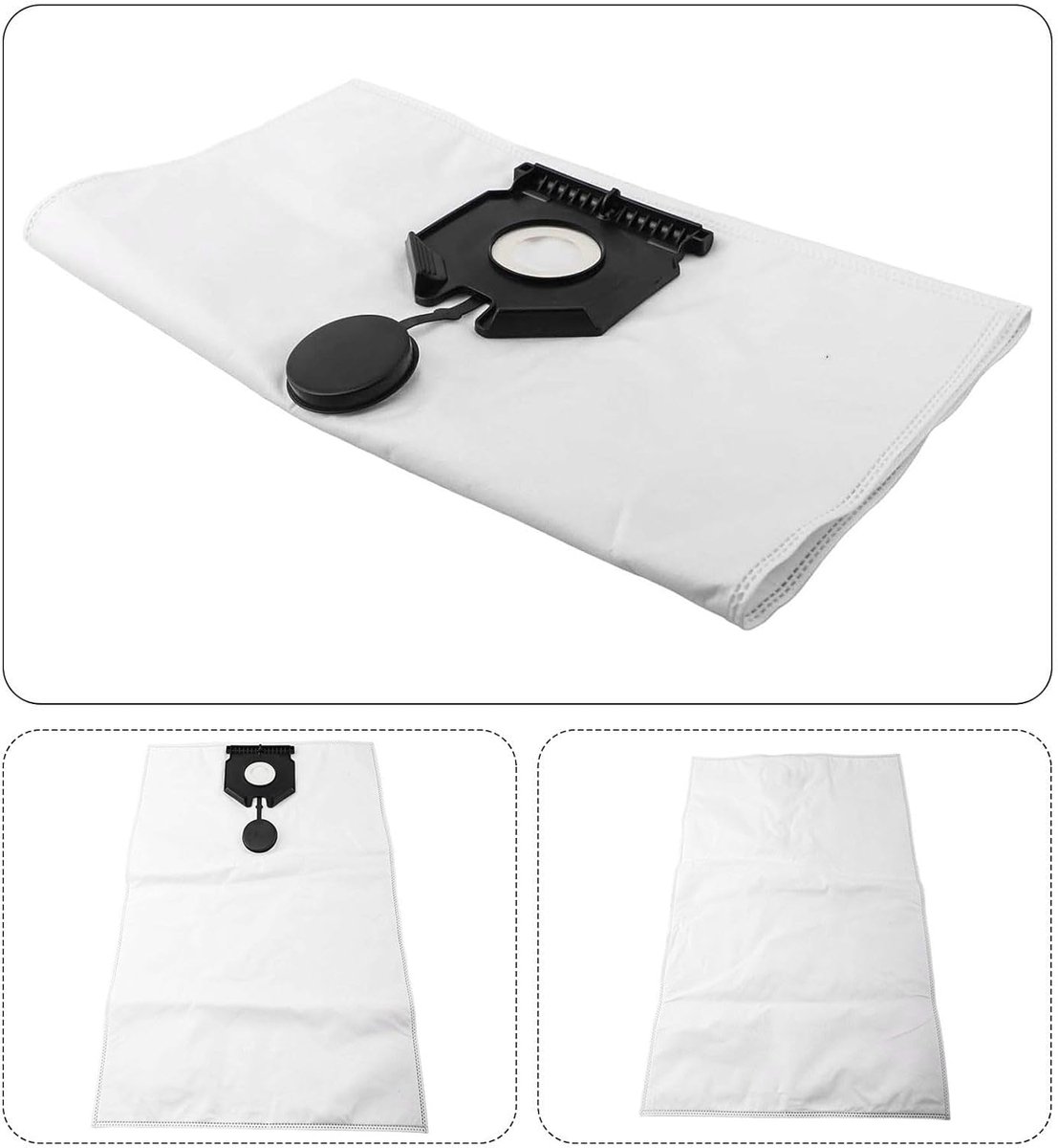 Stofzuigerzakken Vervangend - Stofzakken Set - Verbeterde Zuigkracht - Non-woven Materiaal - 5 Stuks - Wit