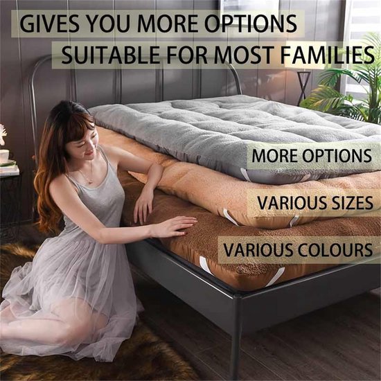 Opvouwbaar Matras - Vloerfuton - Ruimte Besparen - Dubbelzijdig Quiltproces - 60x120cm - BB — afbeelding 5