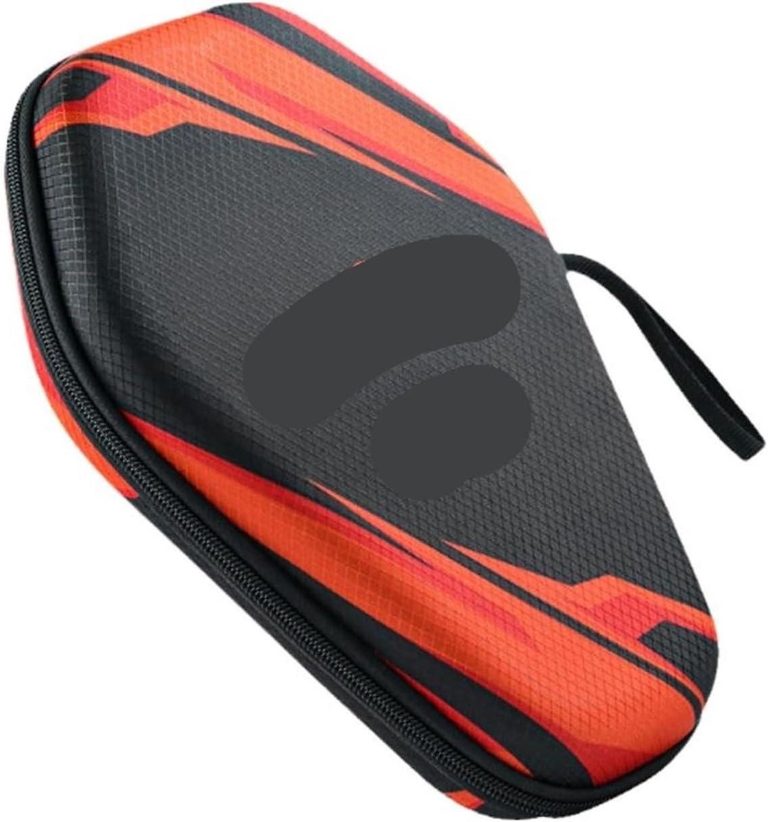 Tafeltennis Racket Tas - Padel Opbergdoos - Sportuitrusting Beschermen - Hard Shell EVA - 27x18x5.2cm - Zwart