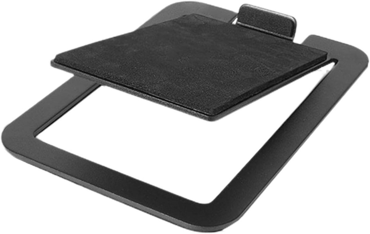 Speaker Stands - Boekenplank Stands - Bureau Geluid - Trillingsdemping - 18 x 12 x 6 cm - Zwart
