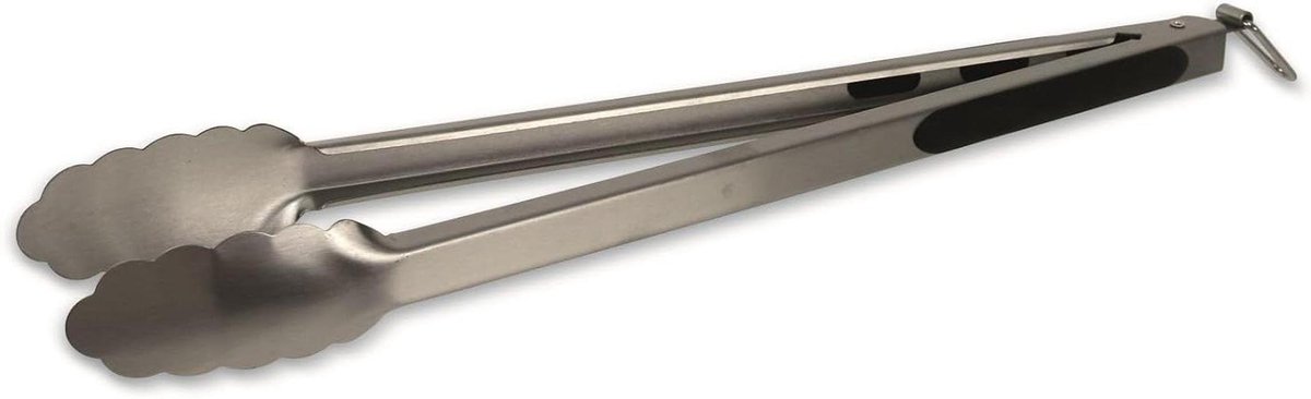 Barbecue Tang - Grilltang Vlees Tang - Buiten Koken - Antislip Handgreep - 37.5 cm - Zilver