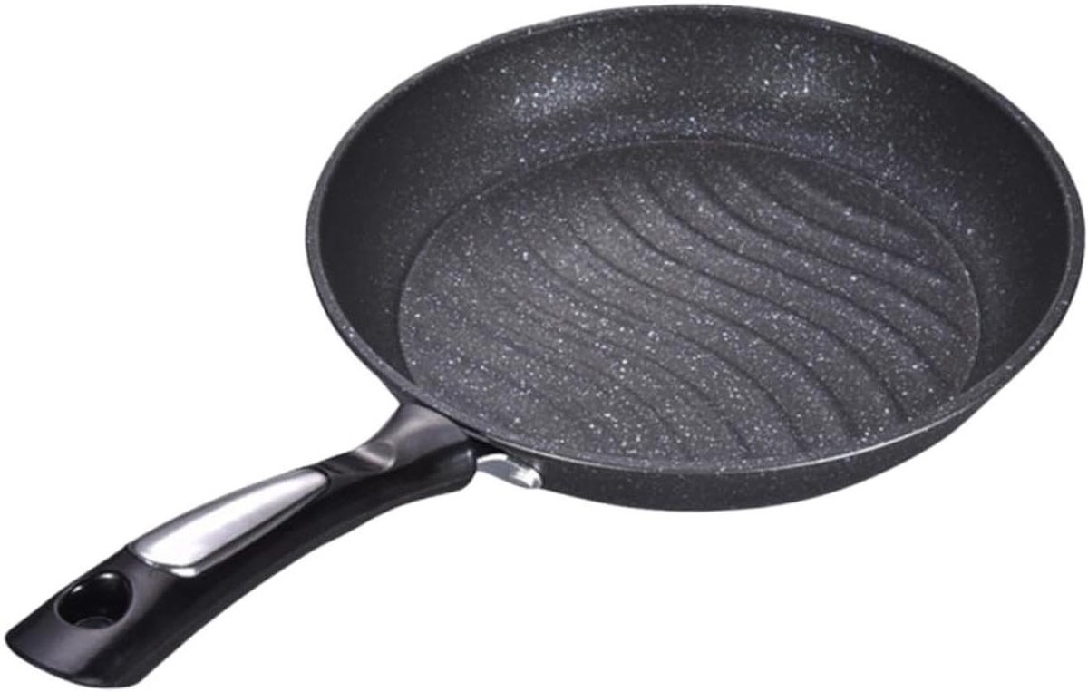 Koekenpan - Grillpan Koekenpan - Ontbijt Bakken - Non-stick Coating - 42x26x6 cm - Assorti