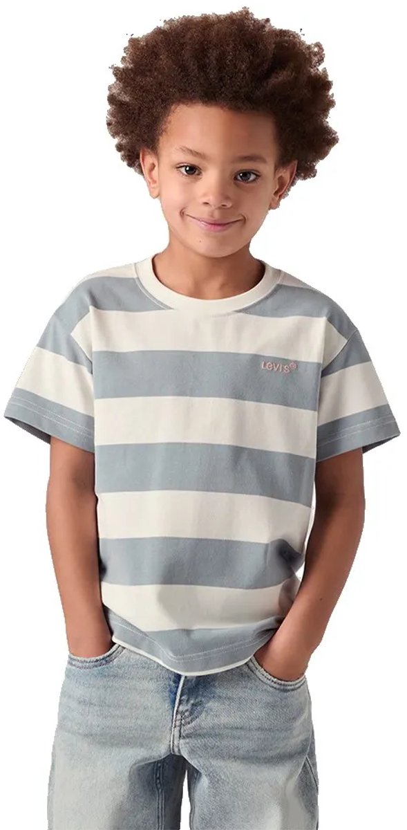Levi´s ® Kids 8ep864 T-shirt Met Korte Mouwen 6 Years Meisje Lead