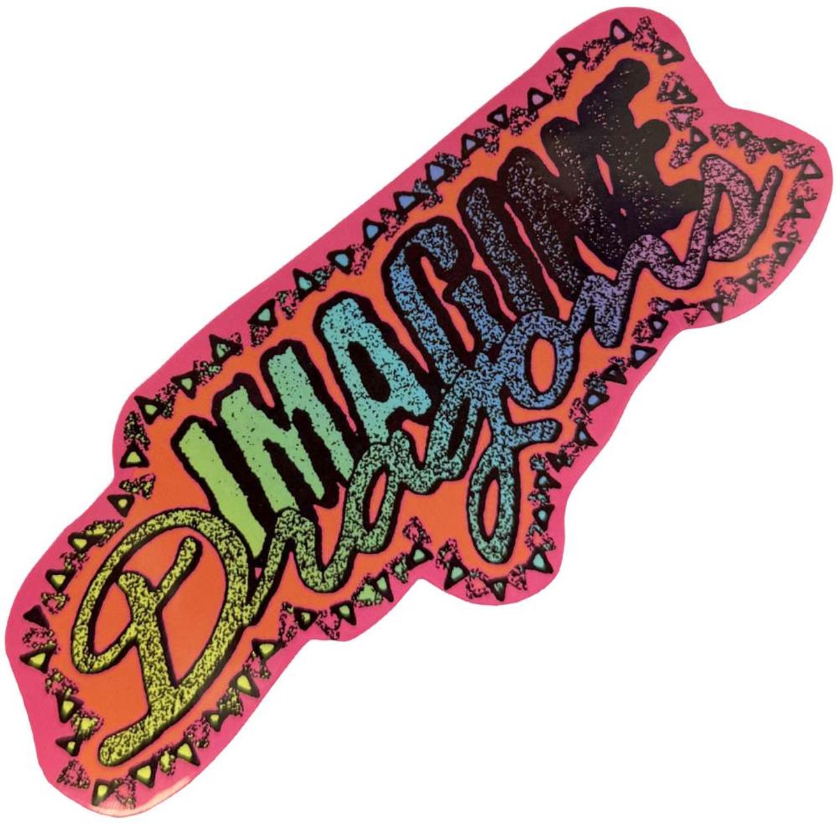 Imagine Dragons - Script Logo Sticker - Multicolours