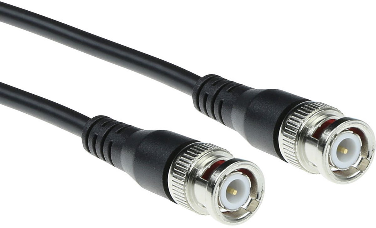 ACT Q70050 BNC RG-58 Patchkabel | 50 Ohm | Zwart | 50cm