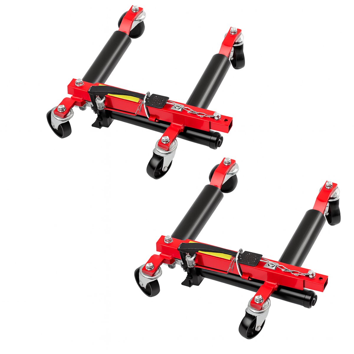 TRUTZHOLM 2x Hydraulische Manoeuvreerhulp - Set van 2 Rangeerrollen Autokrik - Voertuig Krik Roller GoJak Werkplaats