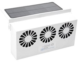 Zonne Auto Raamuitlaatventilator, Zonne-Energie Auto Ventilator