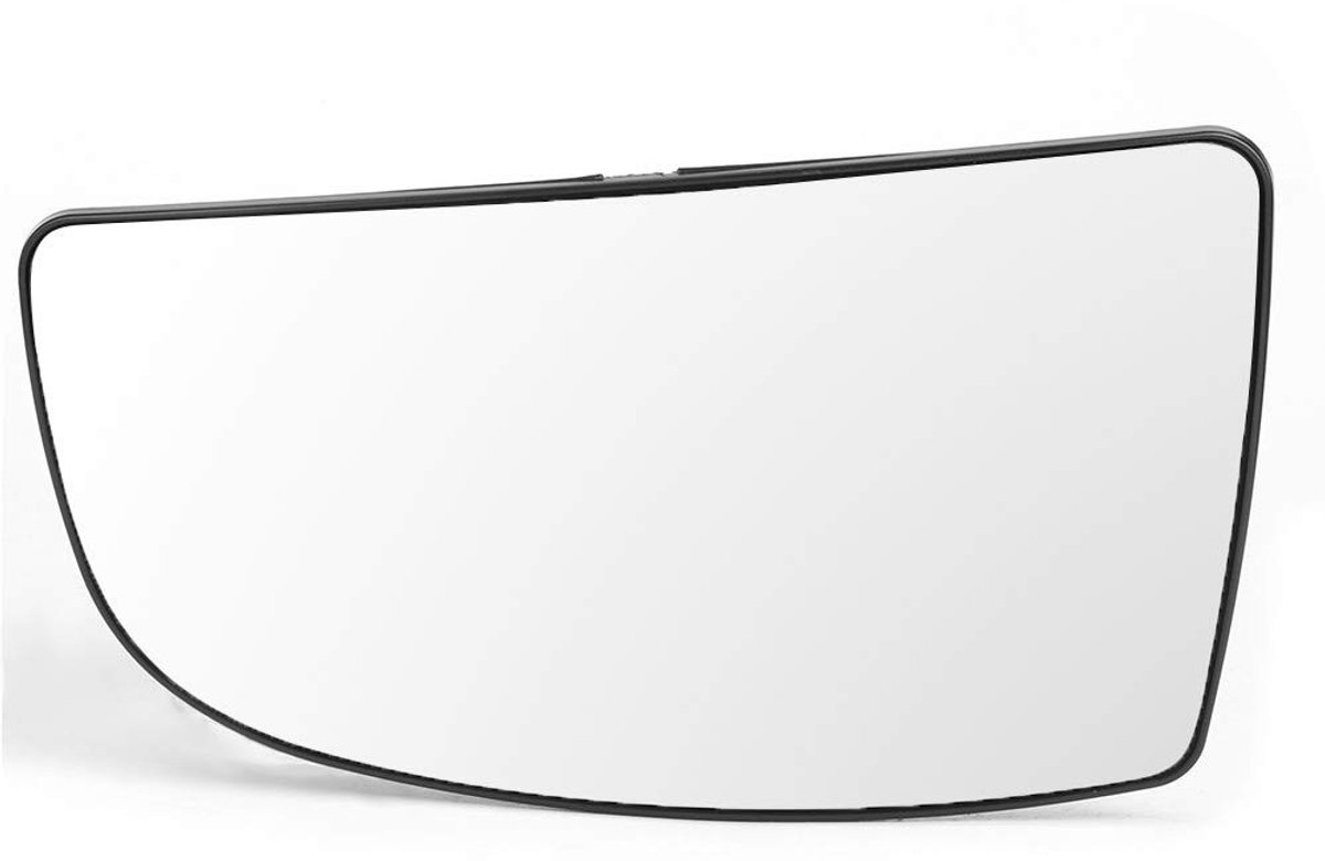 Allecto - Links Convex Zijspiegelglas - Achteruitkijkspiegel - 100% gloednieuw - Glas + ABS - Ford Transit MK8 2014-2020 - Onderdeelnummer 1855103