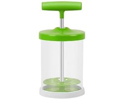 NTHProducts - Melkopschuimer - Handmatige melkopschuimer - Groene kleur - Voor cappuccino en andere dranken - Veilig en eenvoudig in gebruik - Voor kof..
