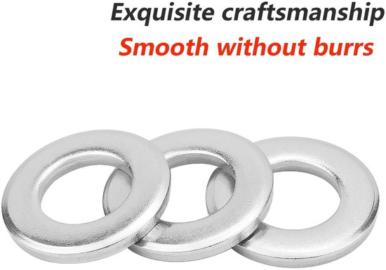 Cosensi - Vlakke Onderleggers - Set van 25 - Duurzaam en Corrosiebestendig - M2.5 x 6 mm - Perfect voor Schroeven en Moeren - Hoge Kwaliteit van Cosensi — afbeelding 5