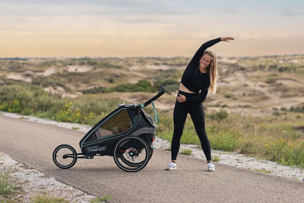 Qeridoo joggingwiel voor Qupa2 Sportrex2 en Kidgoo2 Nieuw