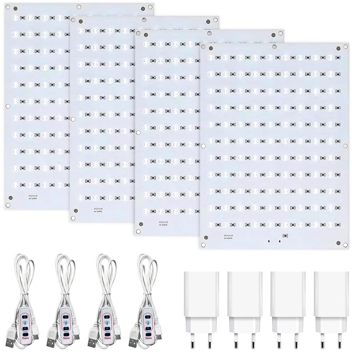 Lithophane LED Backlight Kit voor 3D Printers - PCB Lichtset met USB Voeding en Plug, Geschikt voor BambuLab A1/A1 Mini/P2S/P1P/P1S/X1C/H2D - Ideaal voor Creatieve Projecten en Verlichting