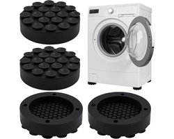 4 Pcs Vibration Dampers for Washing Machine Feet, Rubber Feet Vibration Dampers, Anti-Vibration Pads for Washing - ShopVlot