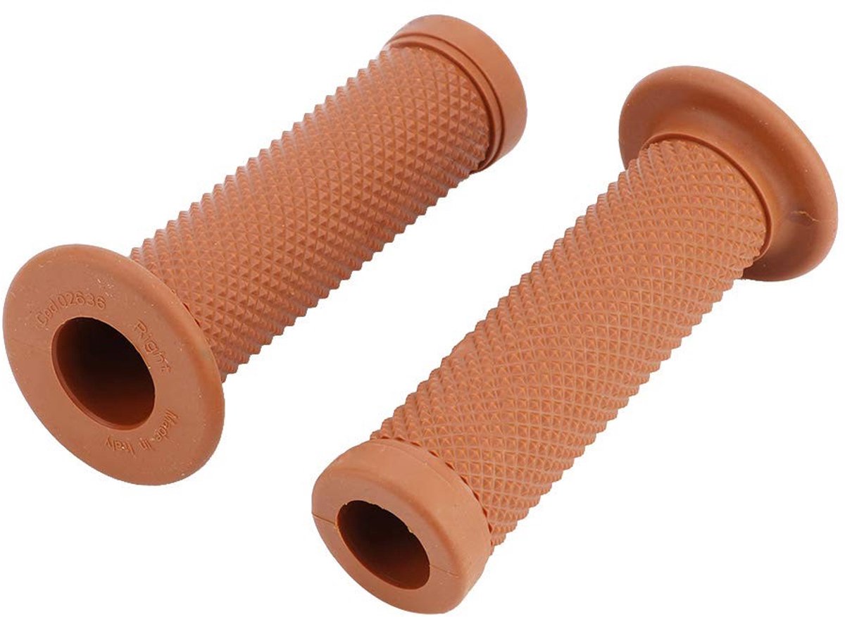 Allecto - Motorhandvatten - Universele Vintage Handvatten - Duurzaam en gemakkelijk te installeren - Zwart Rood Bruin Licht Tan Geel Bruin - Voor m...