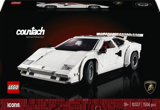 Lego Icons Lamborghini Countach 5000 Quattrovalvole - 10337