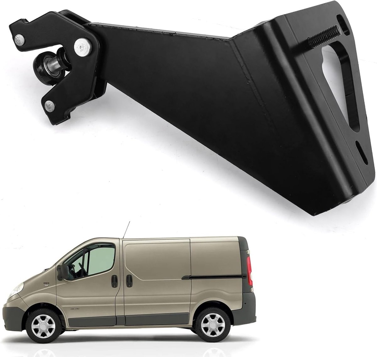 Set van glijders voor schuifdeur rechts voor Trafic 2, Vivaro en Primastar 2000-2014, inclusief rolwielen en geleiders