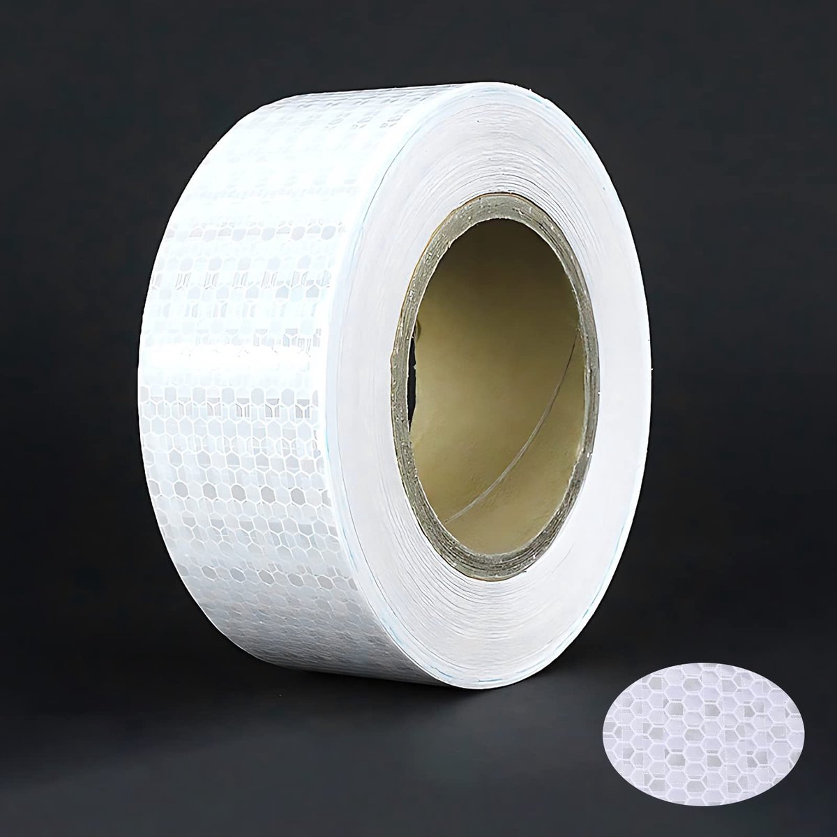 ONF3 - Reflecterend plakband - Veiligheidstape - Hoge intensiteit - Wit - Zelfklevend - Voor fiets en voertuigen - 10 m x 5 cm