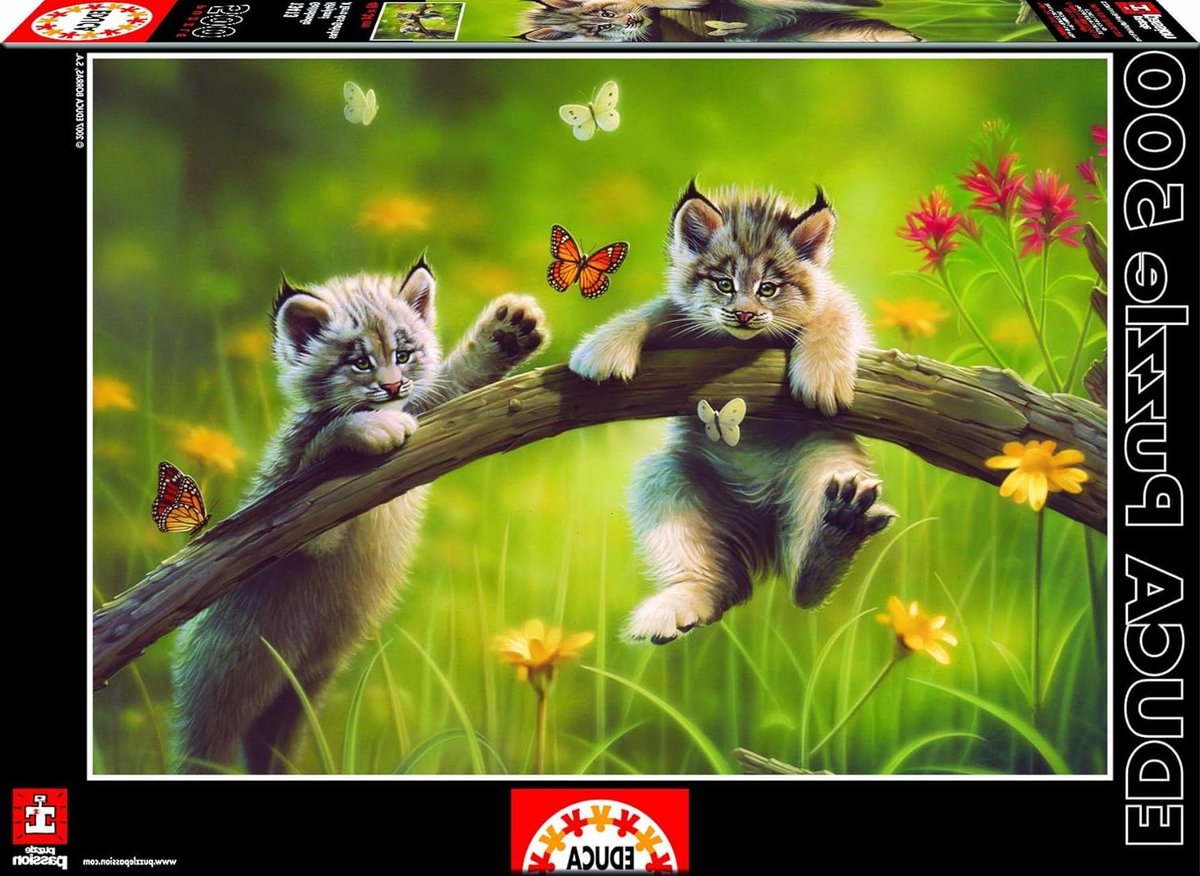 Kattenpuzzel - Legpuzzel - Ontspannen Tijdverdrijf - Perfect Passende Stukjes - 500 Stukjes - Niet gespecificeerd