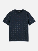 Scotch & Soda Micro-Printed Regular-Fit T-Shirt