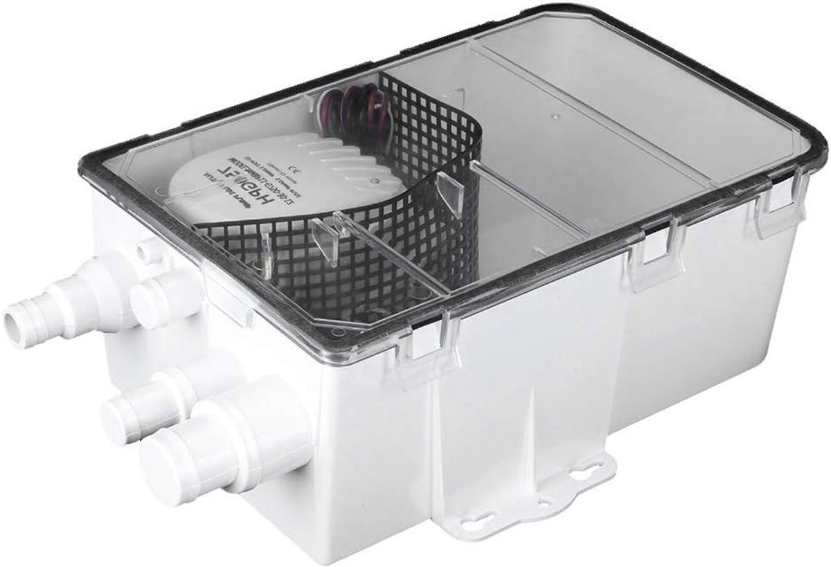 Marine Douchepomp Systeem voor Boot en RV - 12V 750GPH, Multi Port Afvoerpomp voor Bilge en Waterafvoer