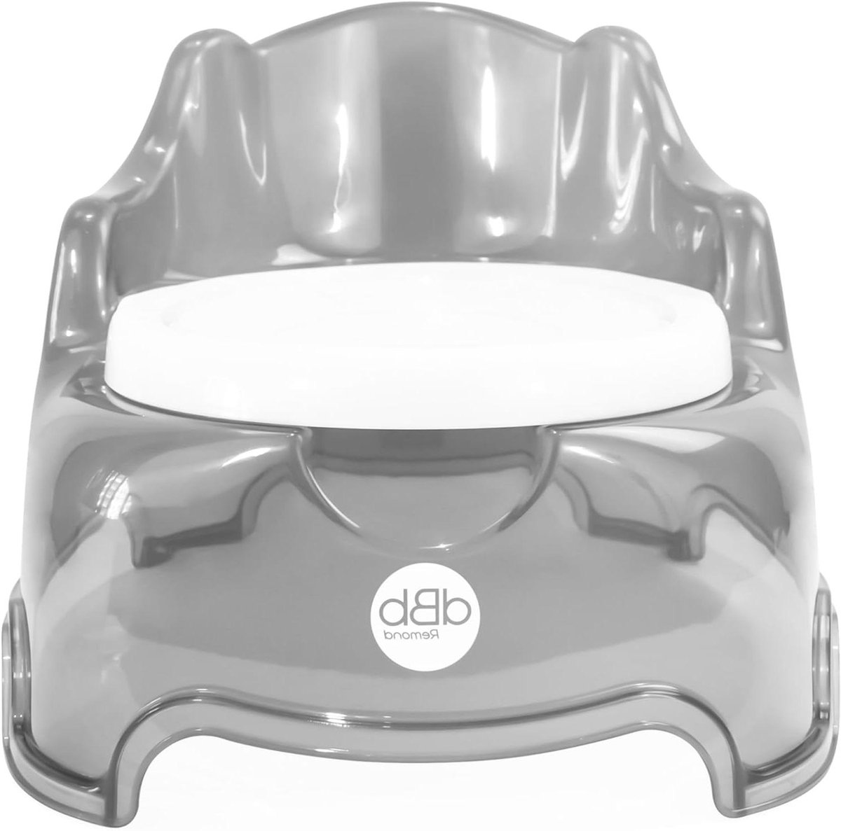 Babystoel - Potje Stoel - Kind Zindelijk Maken - Afneembare Pot - 42 x 36 x 32 cm - Grijs Transparant