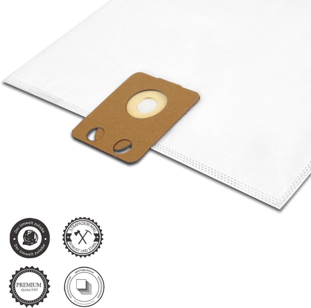 Stofzuigerzakken - Stofzakken Vlies - Stofzuigen Thuis - 5-laags Speciaal Vlies - 10 Stuks - Wit
