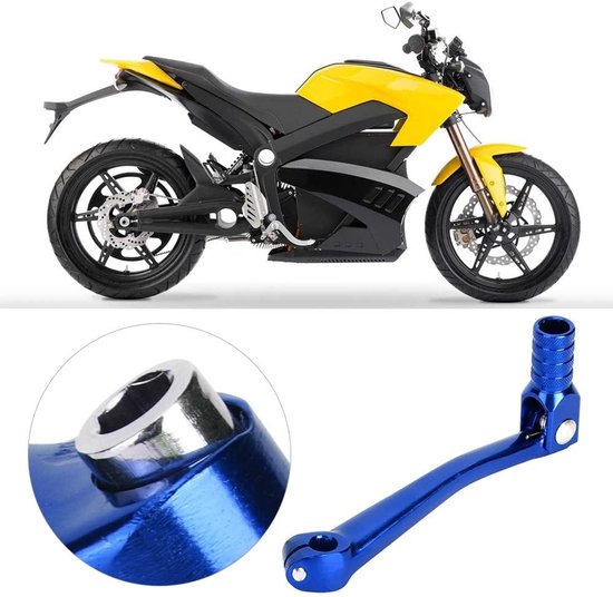 Schakelhendel Motor - Versnellingspook - Motor Modificatie - CNC Aluminium - 150mm Lengte - Blauw — afbeelding 3