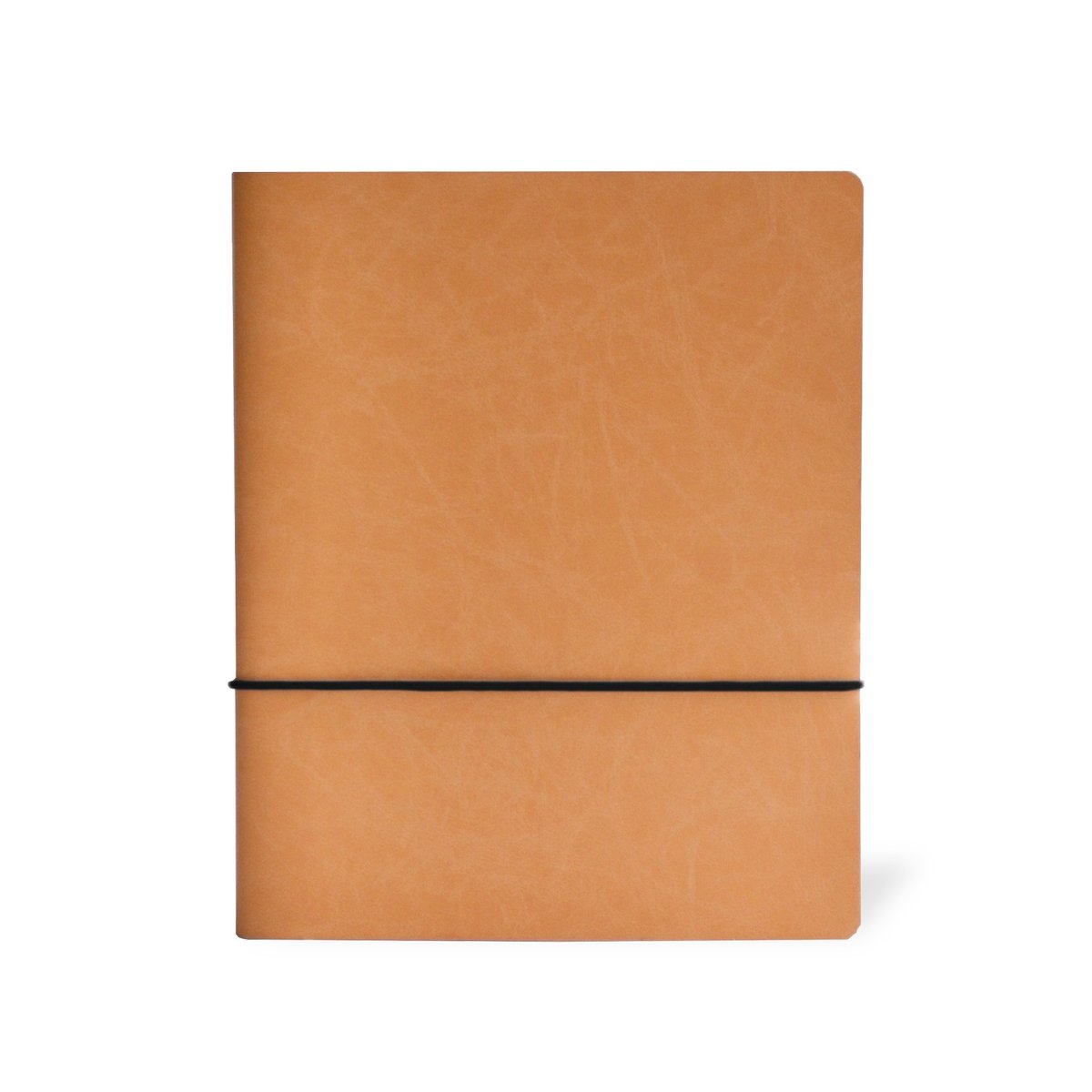 Notitieboek LOOP - Notitieboek A5 - Hervulbaar Notebook - Logboek - Journal - Gelinieerd - Circulair Leer - Blond Bruin | MADE out of