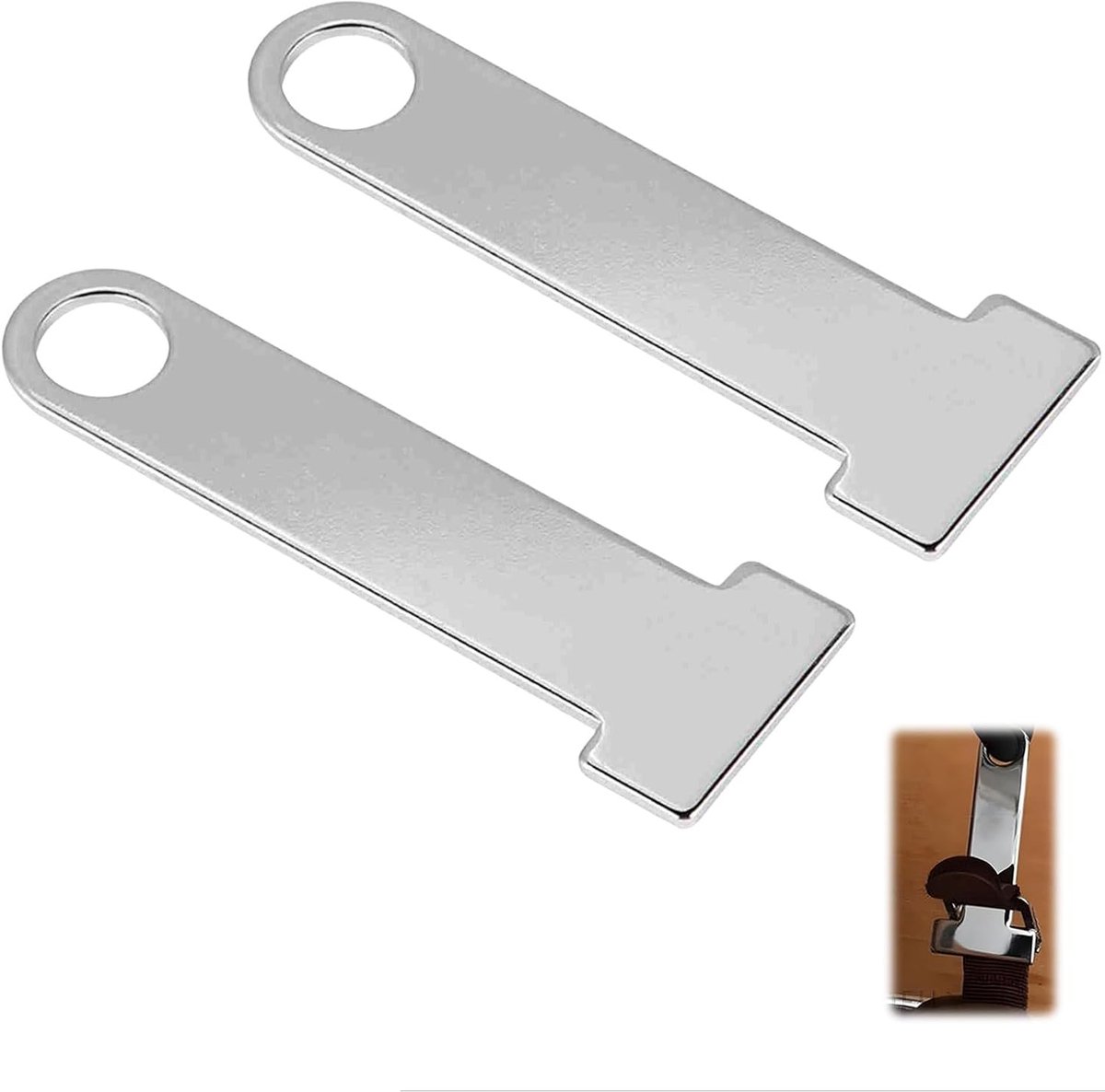 2pcs RVS Sloten voor Helmen - Motorhelm Bevestiging - Snelsluiting Haak - Motoraccessoires - Motorhelm Slot