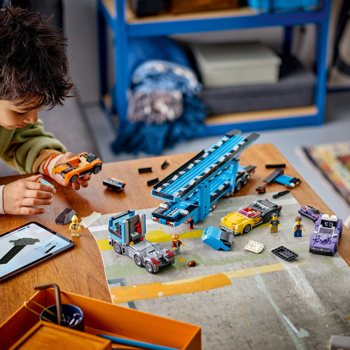 LEGO City Transportvoertuig met sportauto's 60408 — afbeelding 6