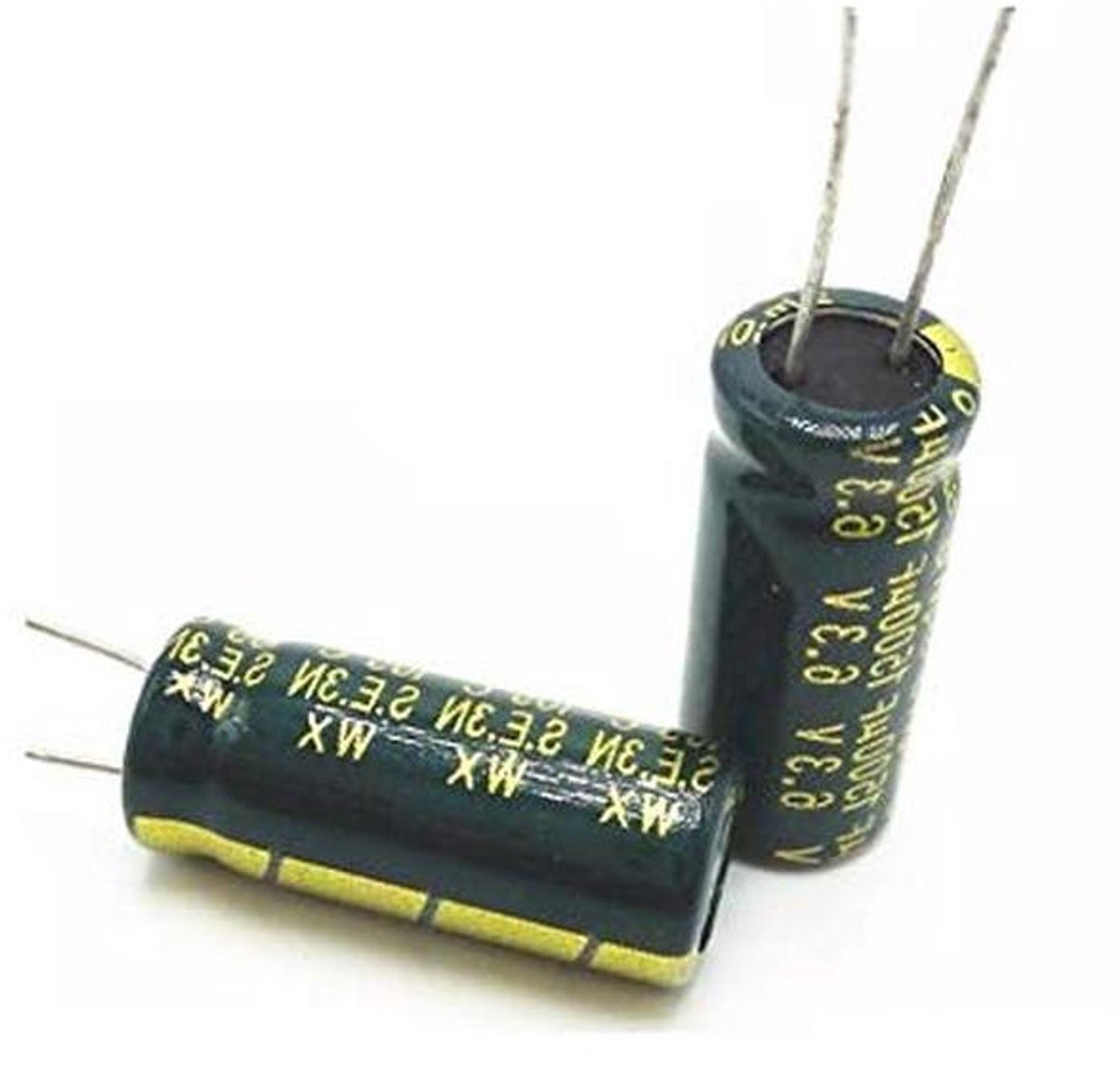 Elektrische Condensatoren - Condensatoren Set - Elektronica Reparatie - Hoge Temperatuur Bestendig - 1500 uF 63 V - Zwart