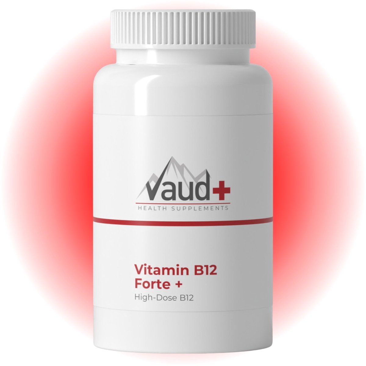 Vaud Vitamin B12 Forte Zuigtabletten - Hooggedoseerd 1000mcg Actieve Vitamine B12 (Methylcobalamine) - Directe Opname voor het Energieniveau en Zenuwstelsel - Helpt Tegen Vermoeidheid, Futloosheid en Ondersteunt het Immuunsysteem - Vegan