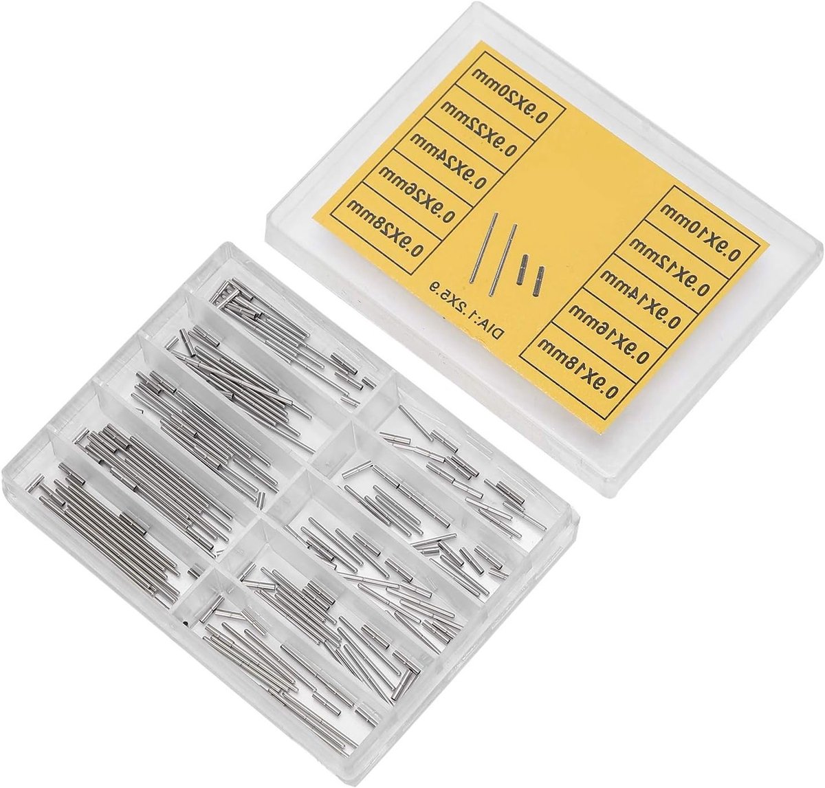 Verstelbare Horlogeband Accessoire met Tubes en Pins voor Horlogemaker - Perfect voor Horloge Reparatie en Vervanging